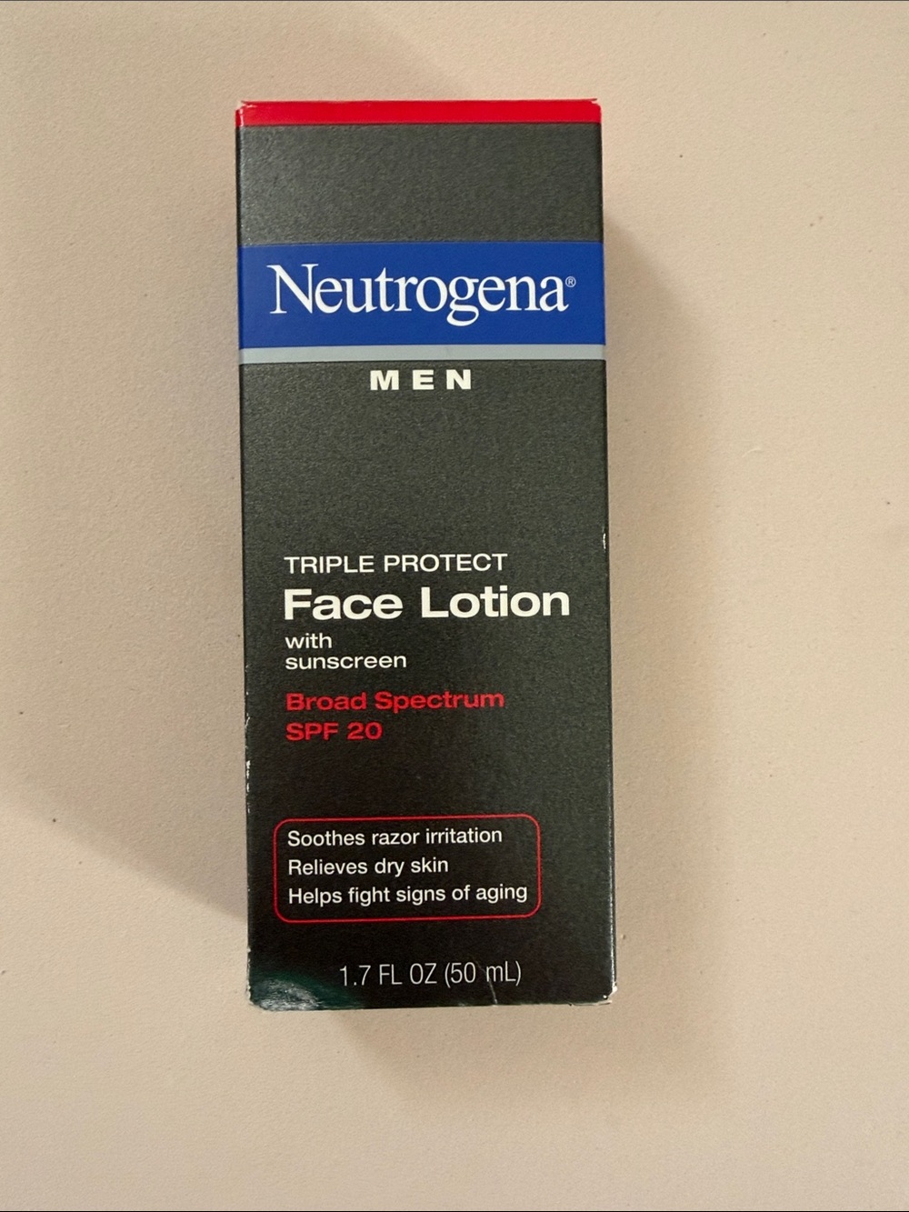 Neutrogena Triple Protect Men Face Lotion SPF 20 - Discontinued NEW